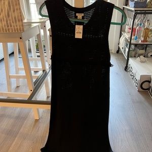 Black J Crew Knit Fridge Sweater Dress